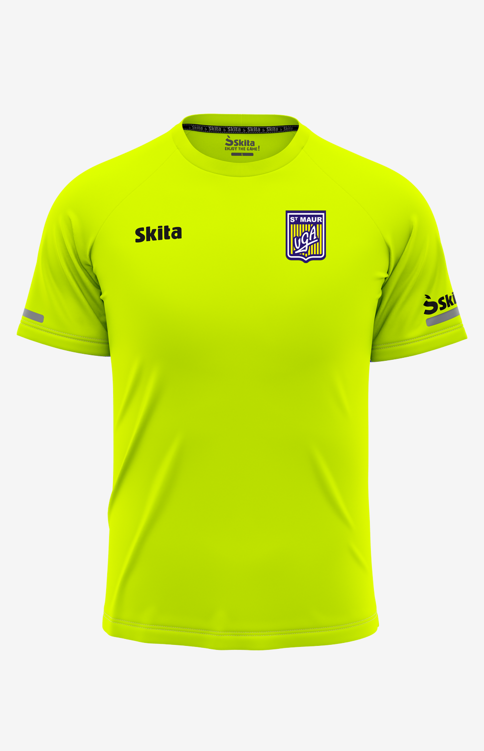 Maillot training bleu roi (Blanc-Mesnil SF)